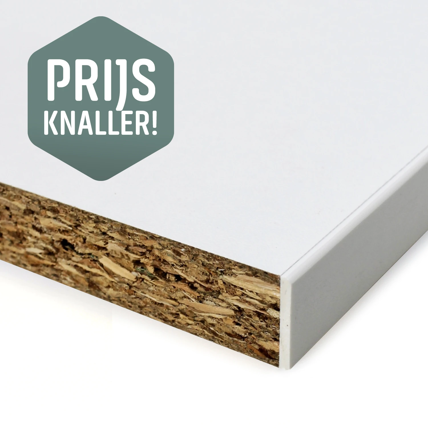 merkloze spaanplaat meubelpanelen wit