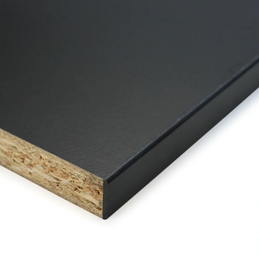 Kronospan decorspaanplaat 0190 PD zwart - Spaanplaat meubelpanelen zwart